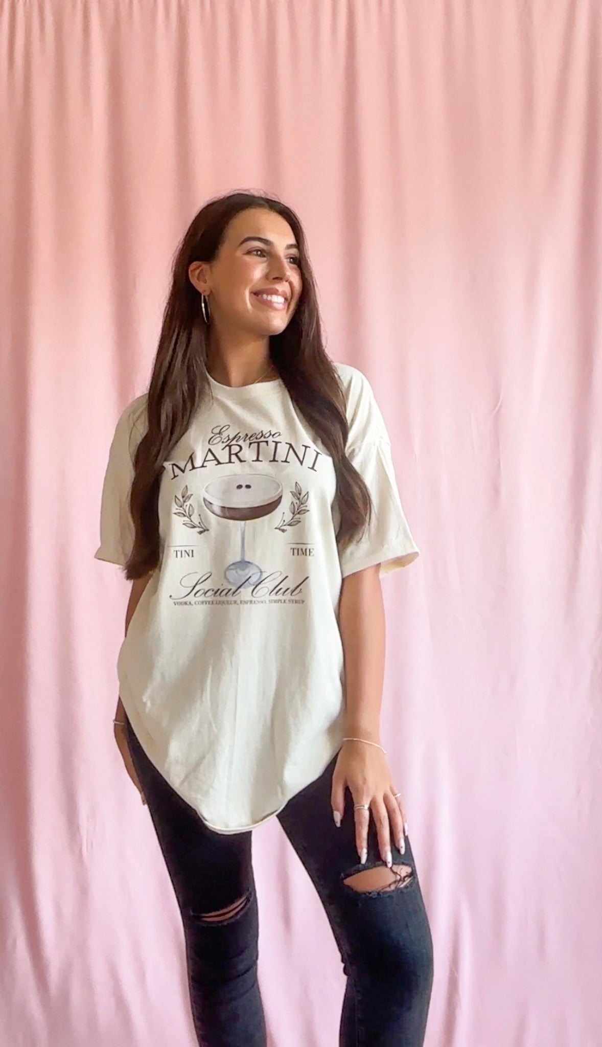Espresso Martini Social Club T-Shirt- Women Trendy Tshirt