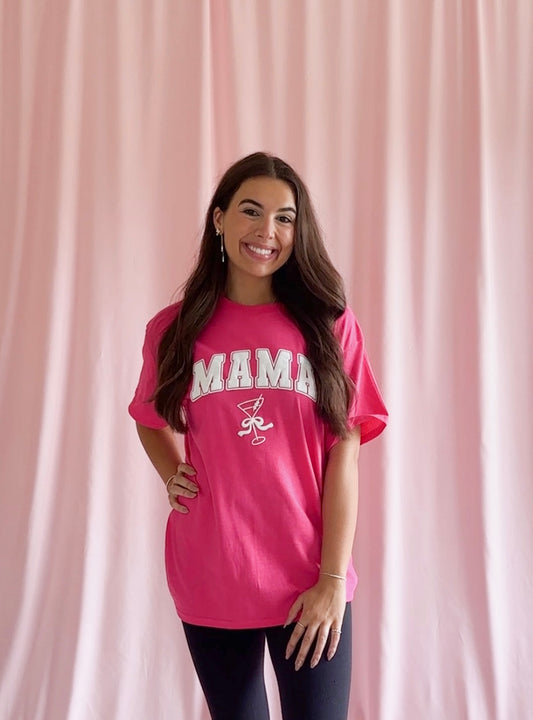 Mama Cocktail Pink Puff Tshirt