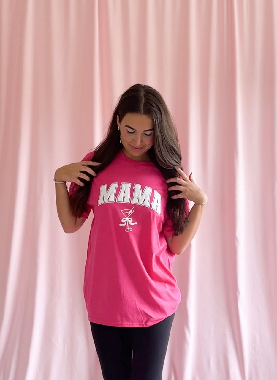 Mama Cocktail Pink Puff Tshirt