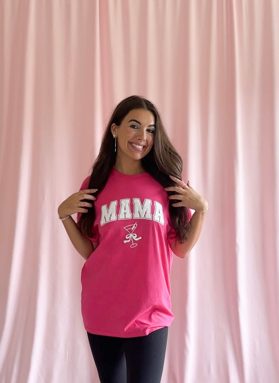 Mama Cocktail Pink Puff Tshirt