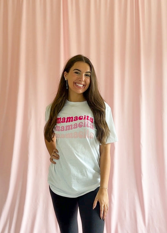 Mamacita Wavy Text Tshirt