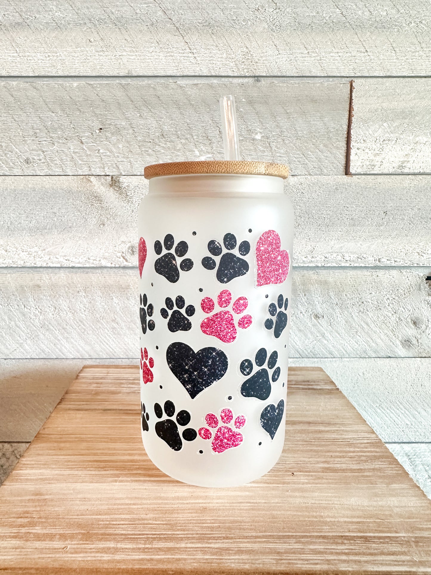 Dog Mom Frosted Tumbler 16 Oz