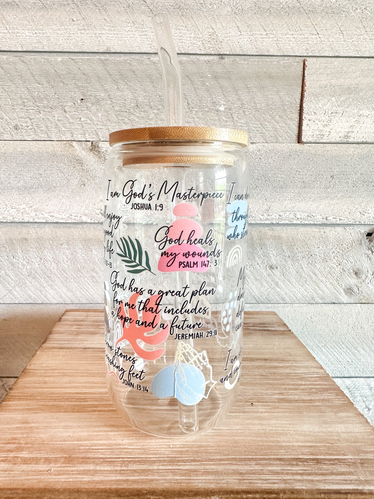 Christian Daily Affirmations Tumbler 16 Oz