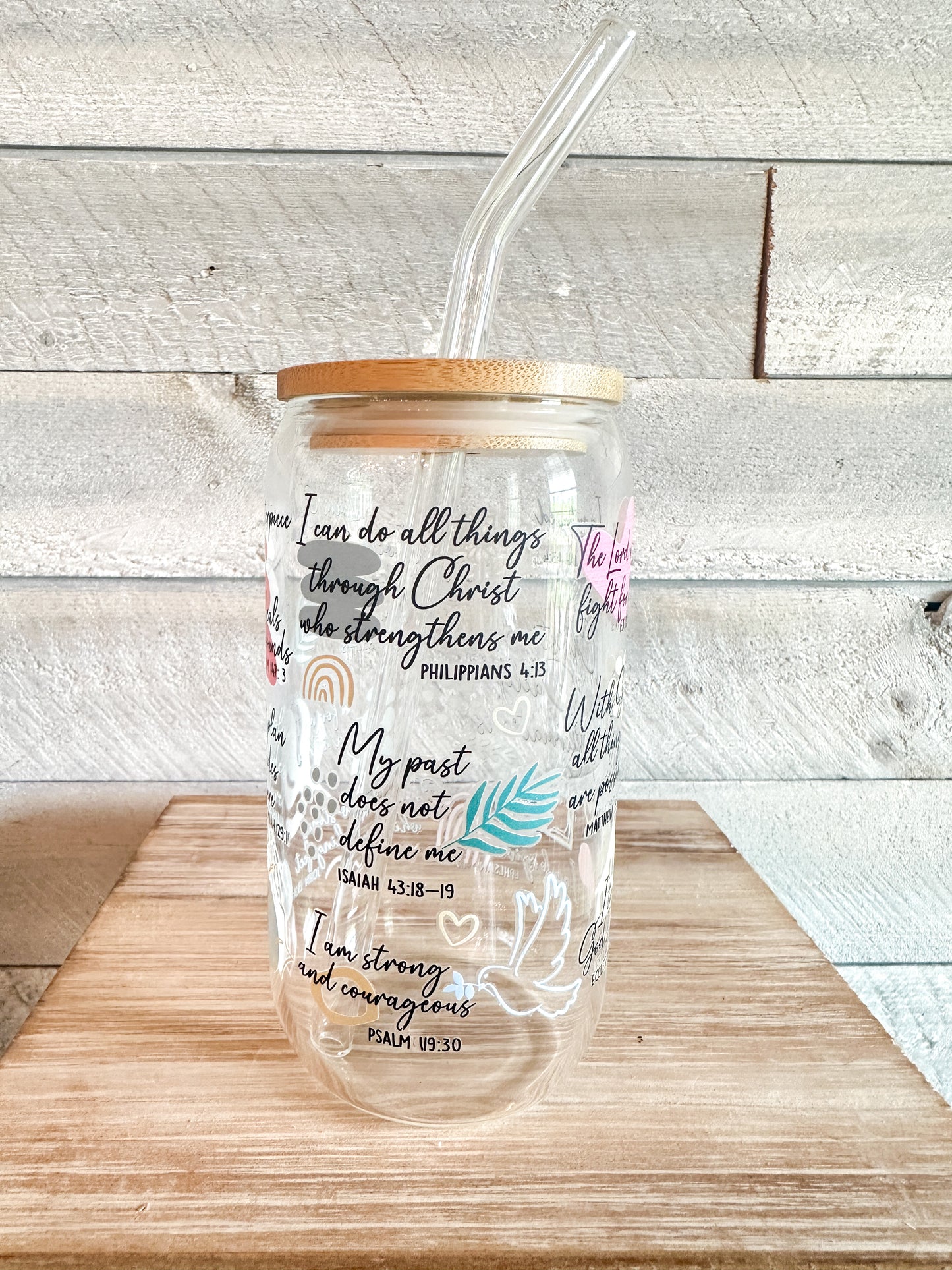 Christian Daily Affirmations Tumbler 16 Oz
