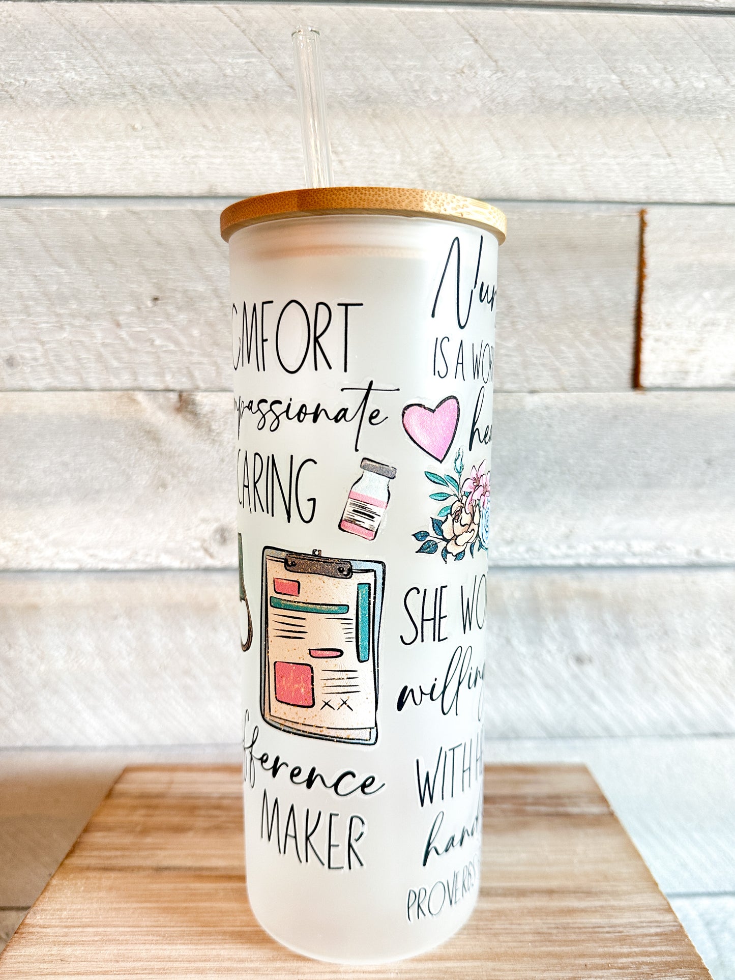 Nurse Life Frosted Tumbler 25 Oz