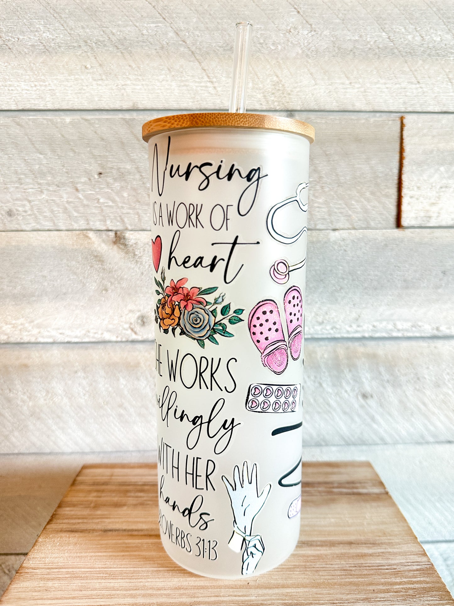 Nurse Life Frosted Tumbler 25 Oz