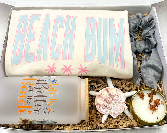 Beach Bum Shirt Women Gift Box