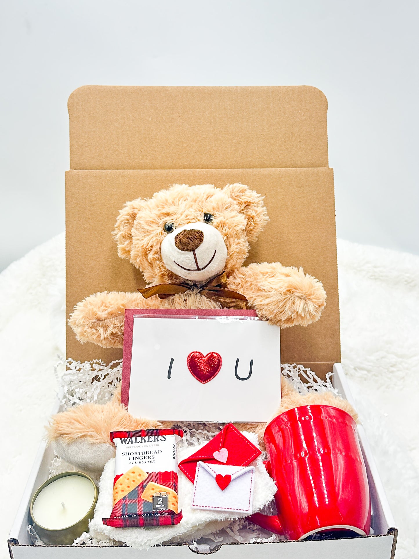 Valentine's Day Gift Box- Teddy Bear Gift Valentine's Day Girlfriend Gift Idea