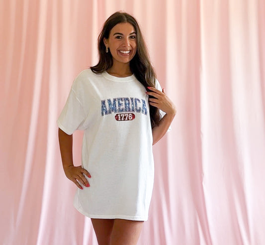 America Sparkly Shirt