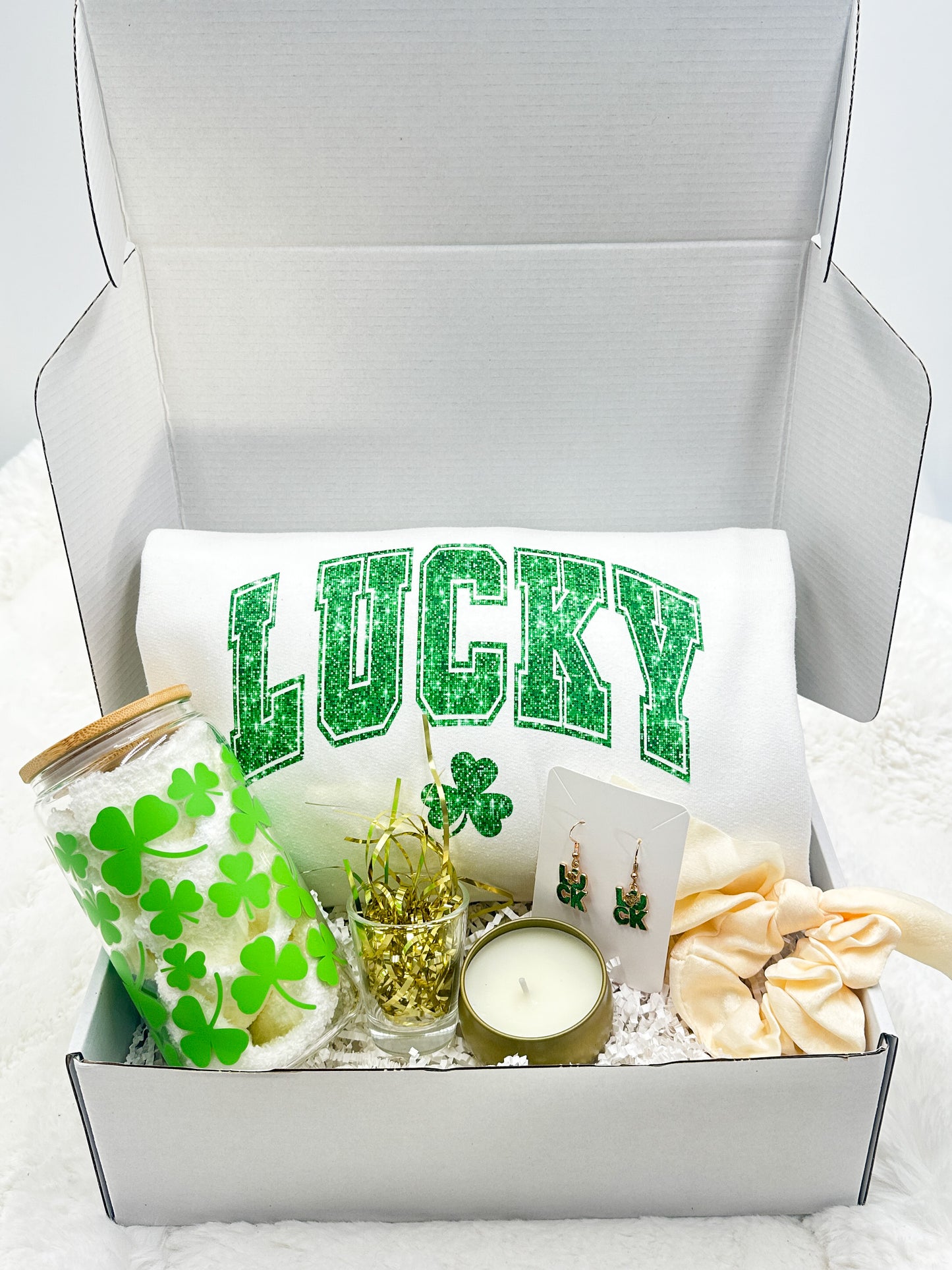 St. Patrick's Day Gift Box- Lucky Shamrock Theme