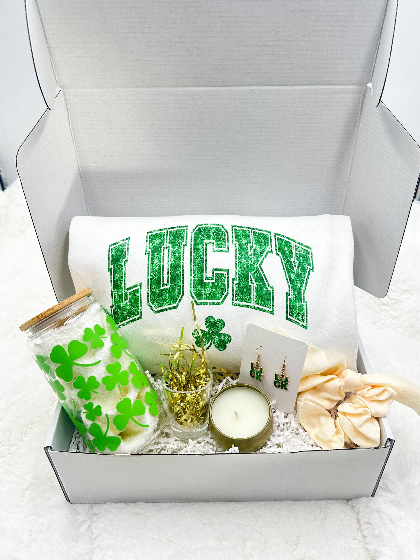 St. Patrick's Day Gift Box- Lucky Shamrock Theme