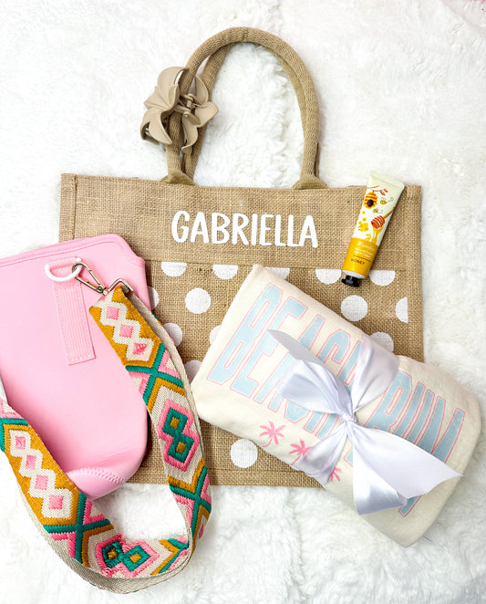 Personalized Beach Bag Summer Accessories