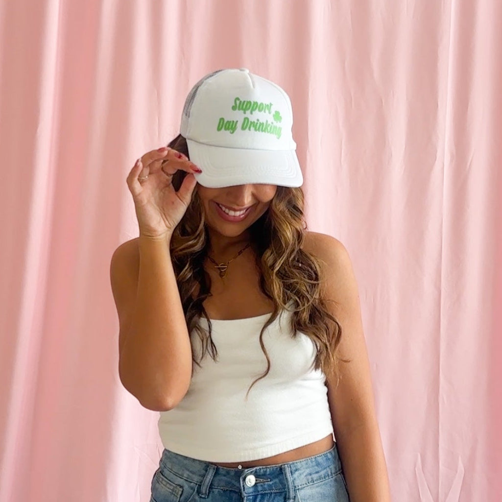 Support Day Drinking Trucker Hat St. Patrick's Day