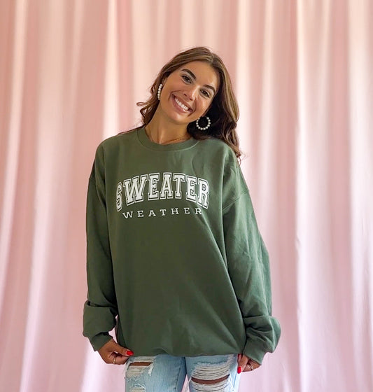 Sweater Weather Collegiate Sweatshirt Fall