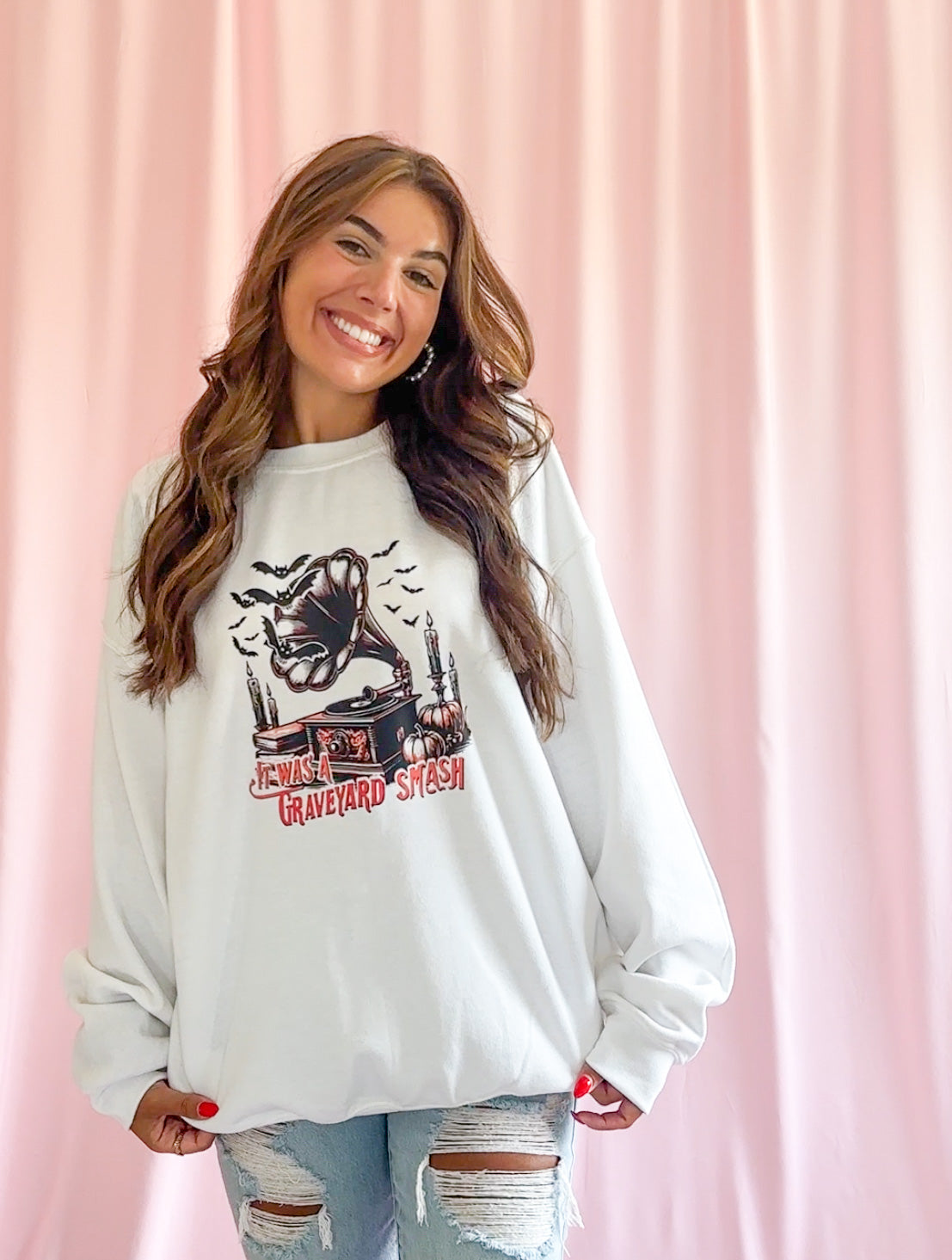 Graveyard Smash Sweatshirt Halloween