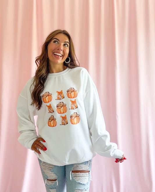 Fall Pumpkin Western Sweatshirt