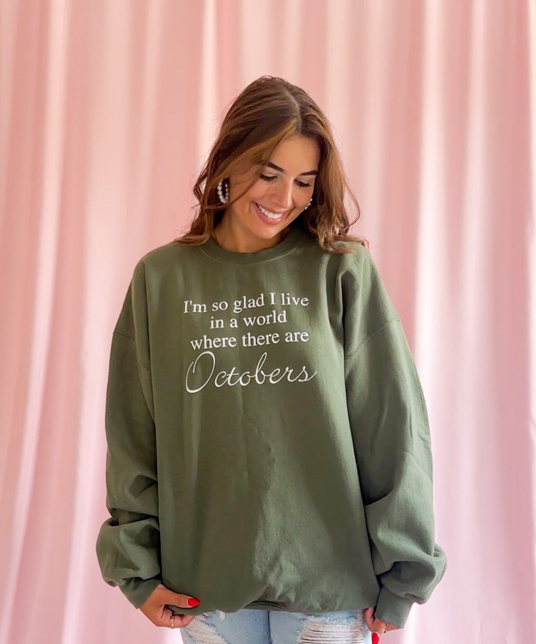 Pumpkin Spice Collegiate Sweatshirt Fall