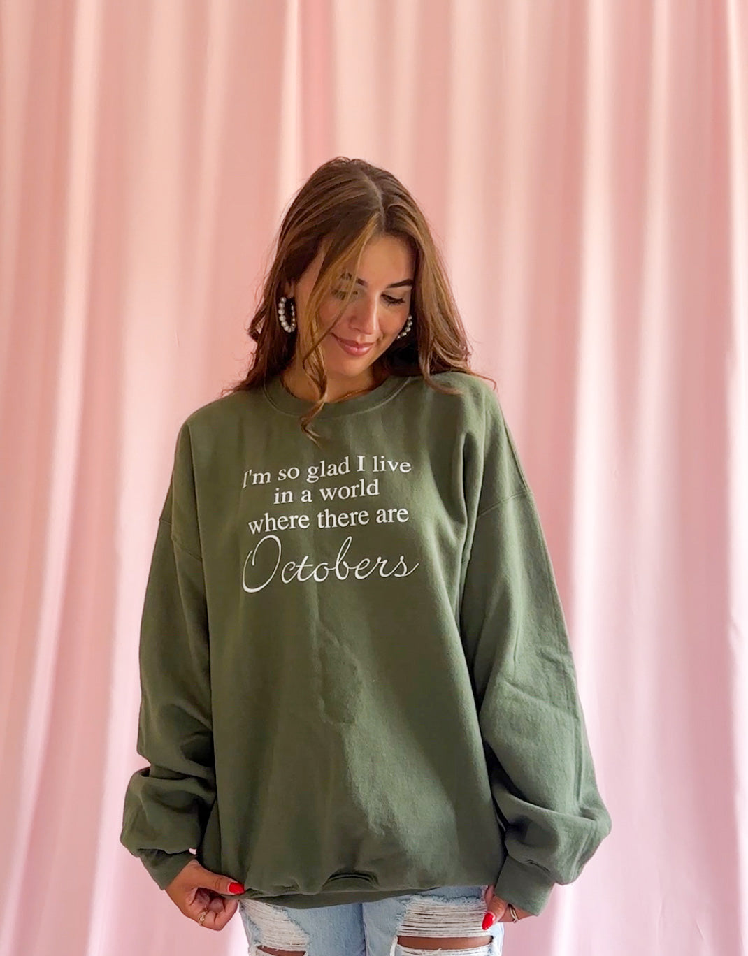 Pumpkin Spice Collegiate Sweatshirt Fall
