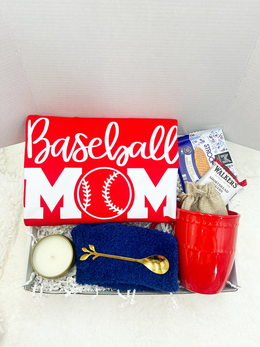 Baseball Mom Shirt Gift Box