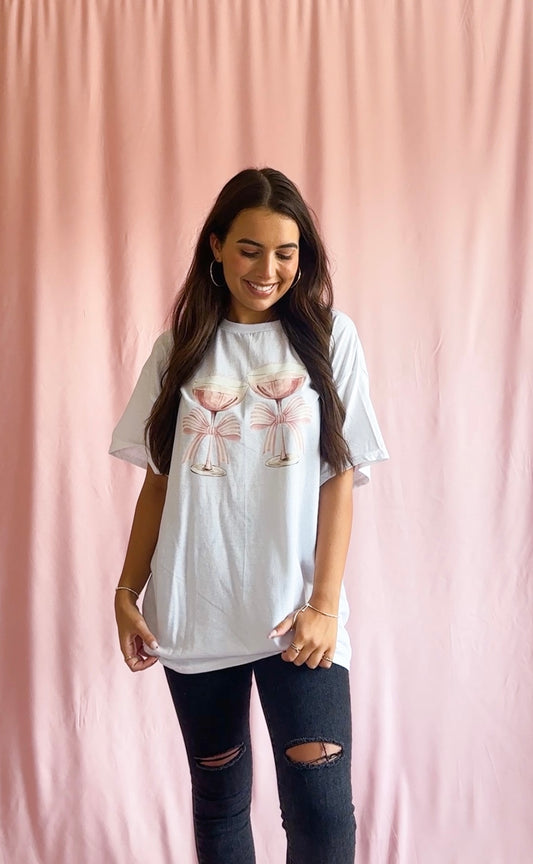 Coquette Girly Girls Social Club Pink Shirt