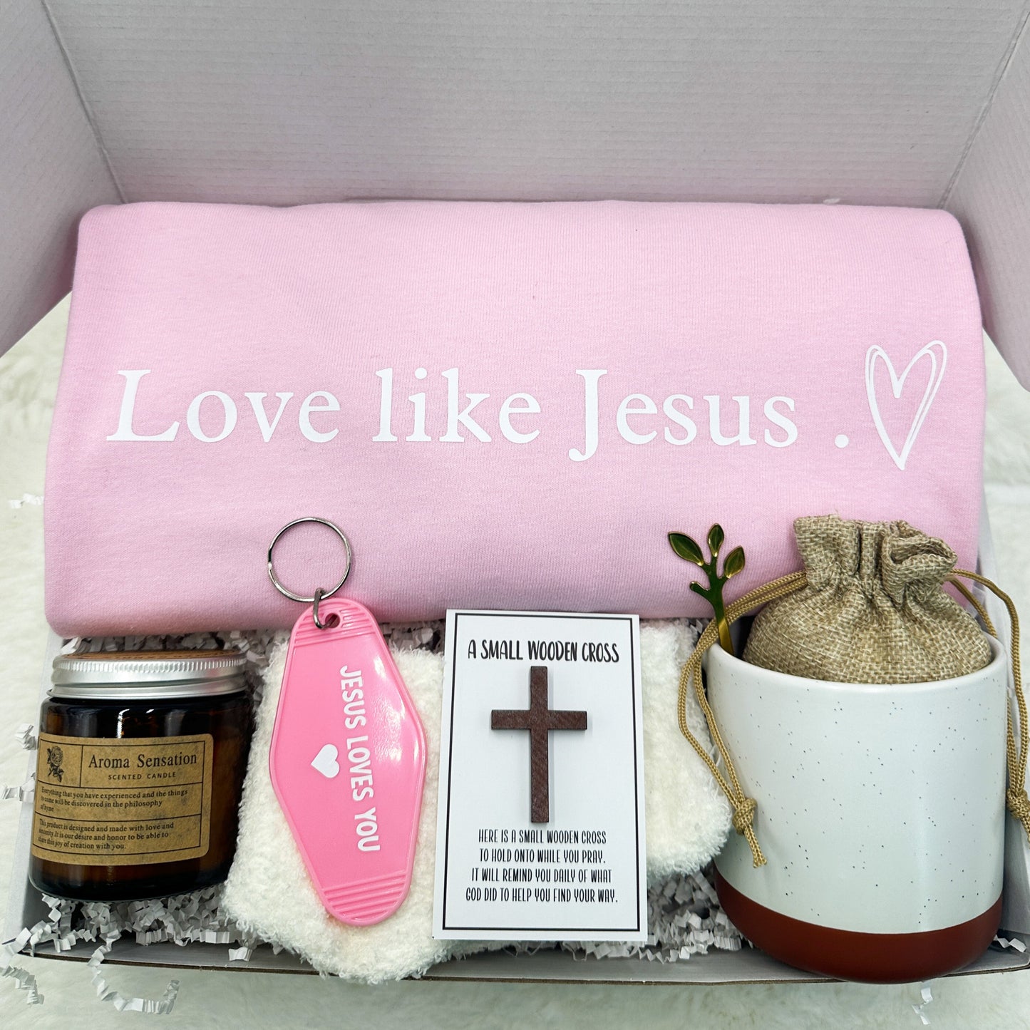 Religious Jesus Loves You Gift Box