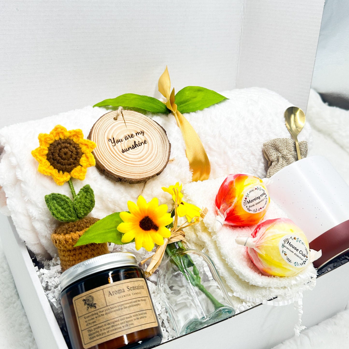 Sunshine Gift Box Yellow Sunflower