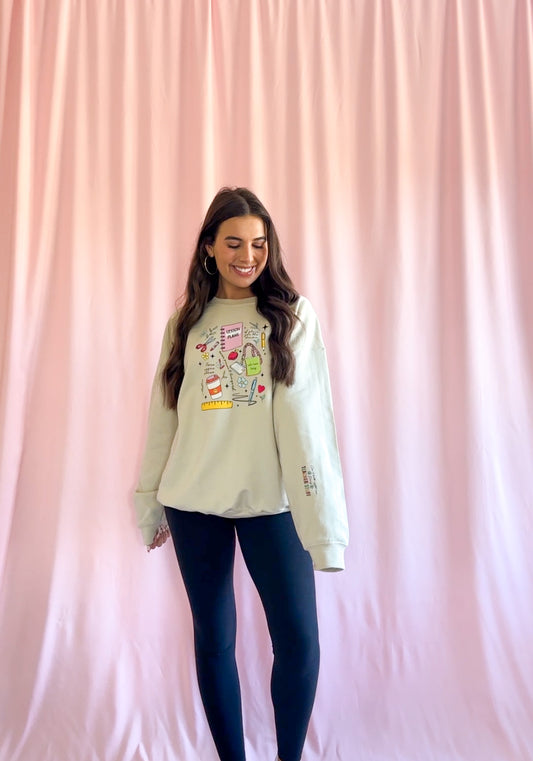 Can't Talk Doing Teacher Stuff Sweatshirt