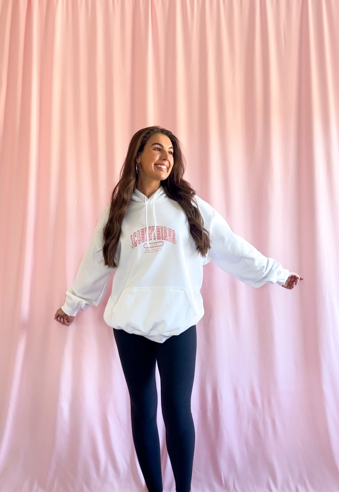 White Religious Sweatshirt Women