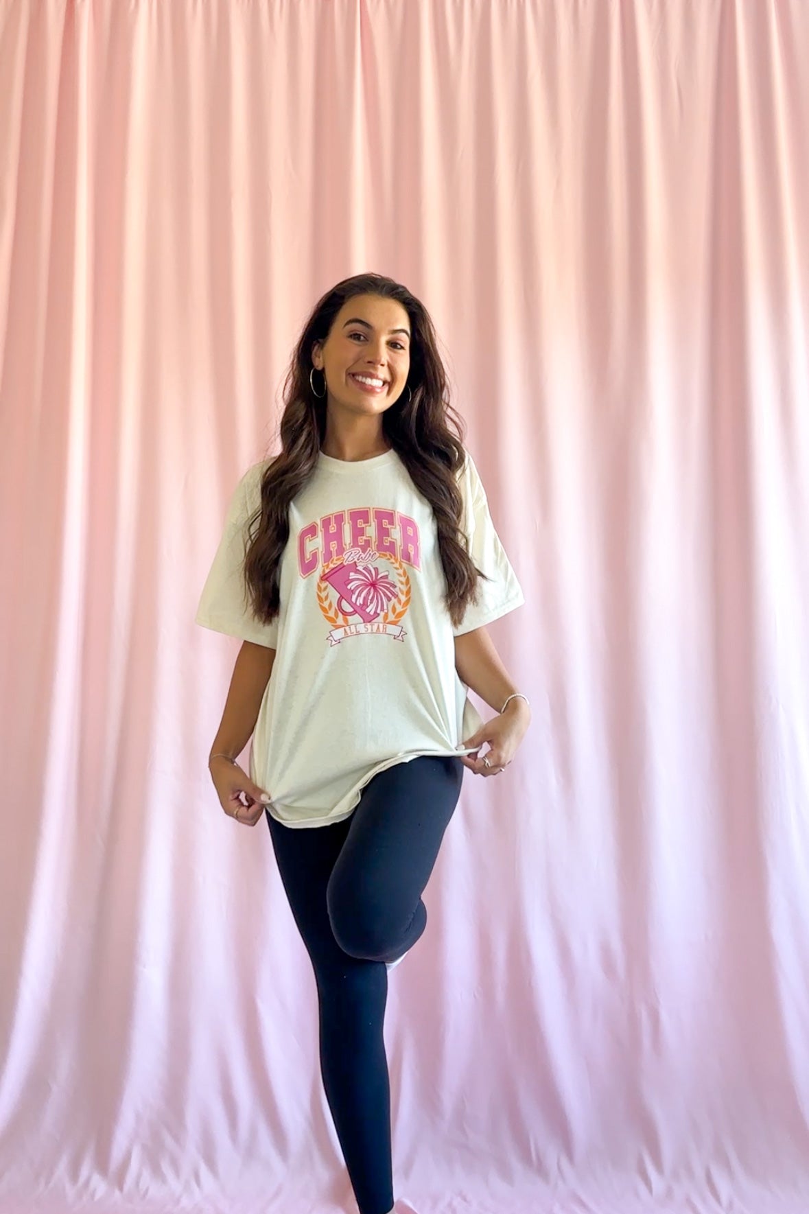 Cheer Social Club Pink T-shirt