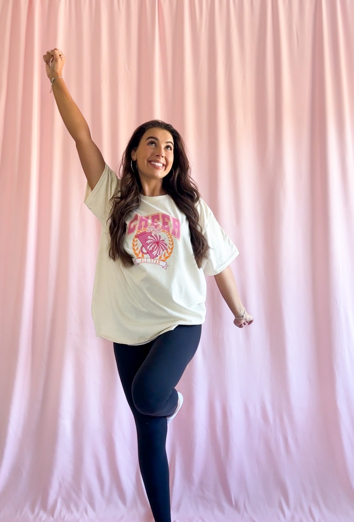 Cheer Social Club Pink T-shirt