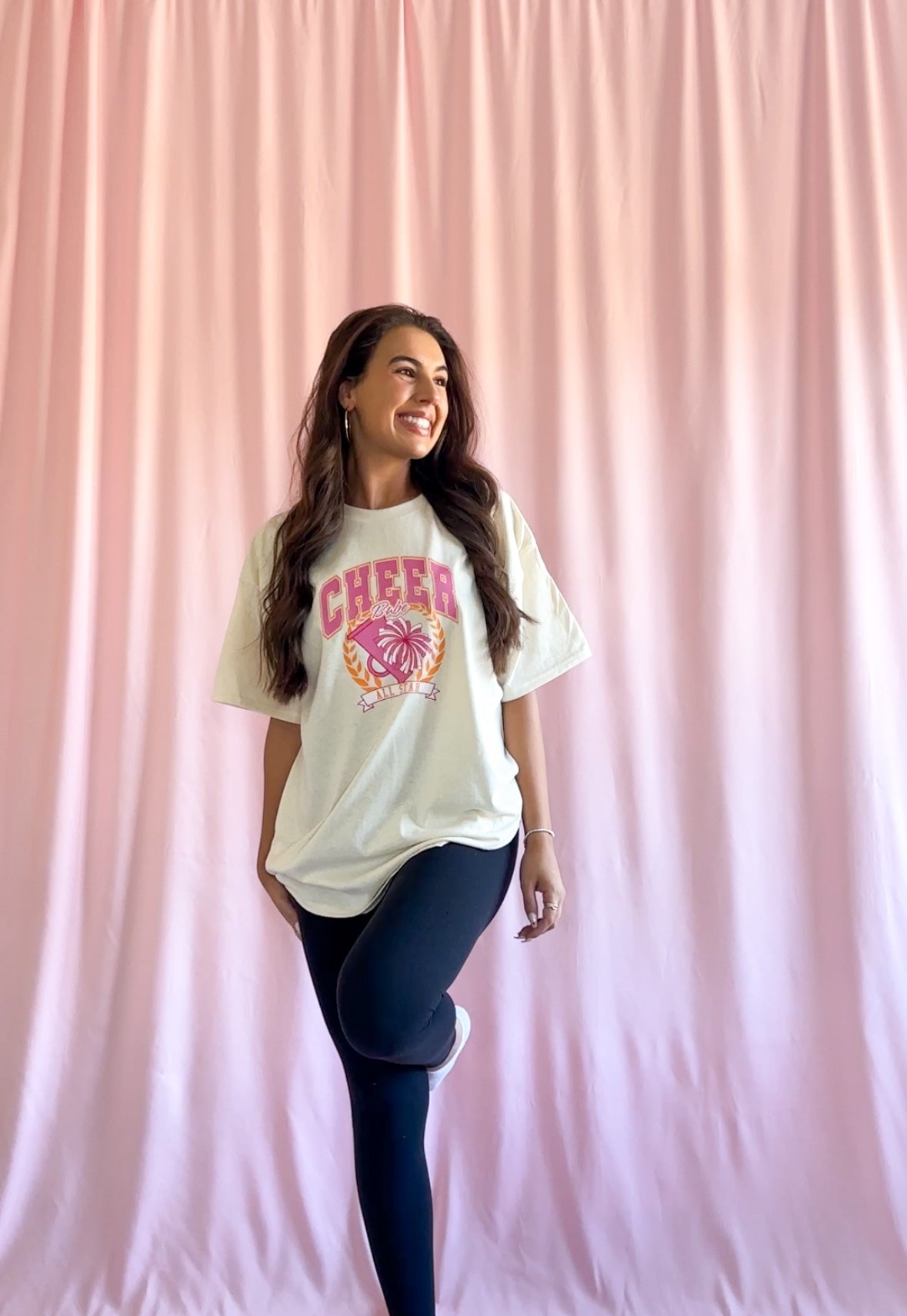 Cheer Social Club Pink T-shirt