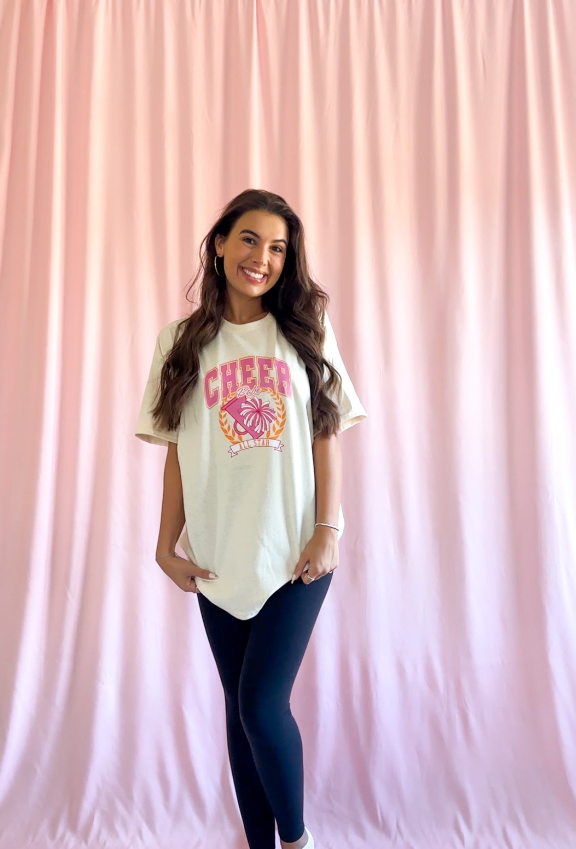 Cheer Social Club Pink T-shirt