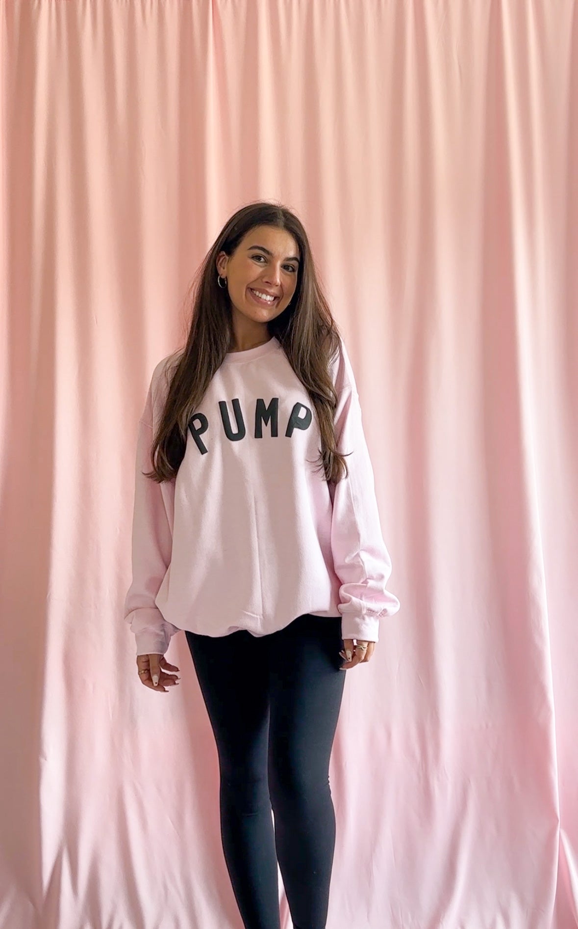 Pump Puff Design Gym Sweatshirt
