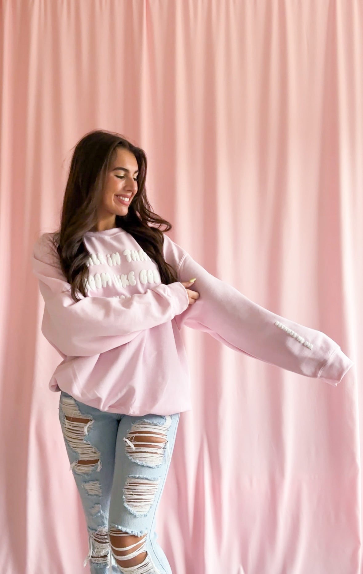 Walk In That Room Like God Sent You There Sweatshirt