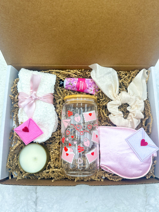 Women gift box valentines day gift idea best friend gift box birthday gift pink gift box girlfriend gift box valentine's day accessories galentines day gift box