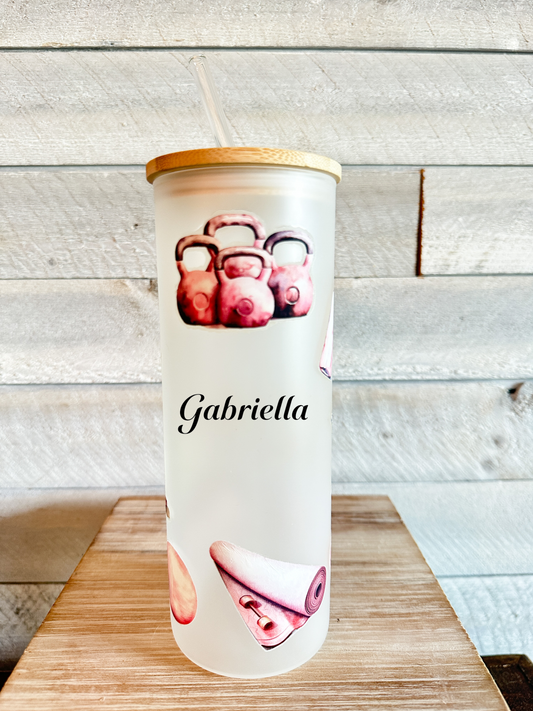 Custom Name Gym Tumbler 25 Oz