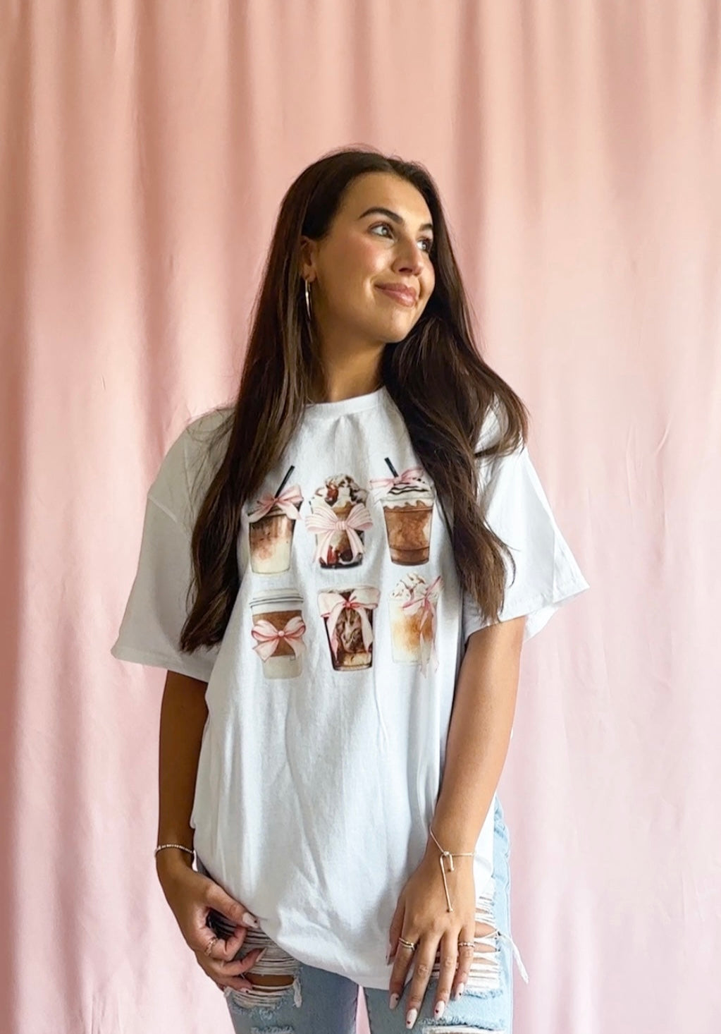 coffee lover shirt women coquette tshirt oversized women shirt coffee drink tshirt summer shirt cover up