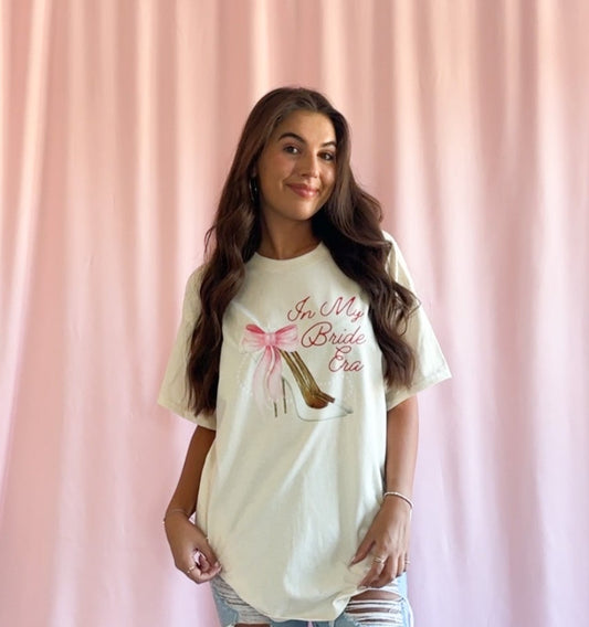 bride era shirt engagement tshirt women wedding tshirt bride loungewear coquette bride shirt