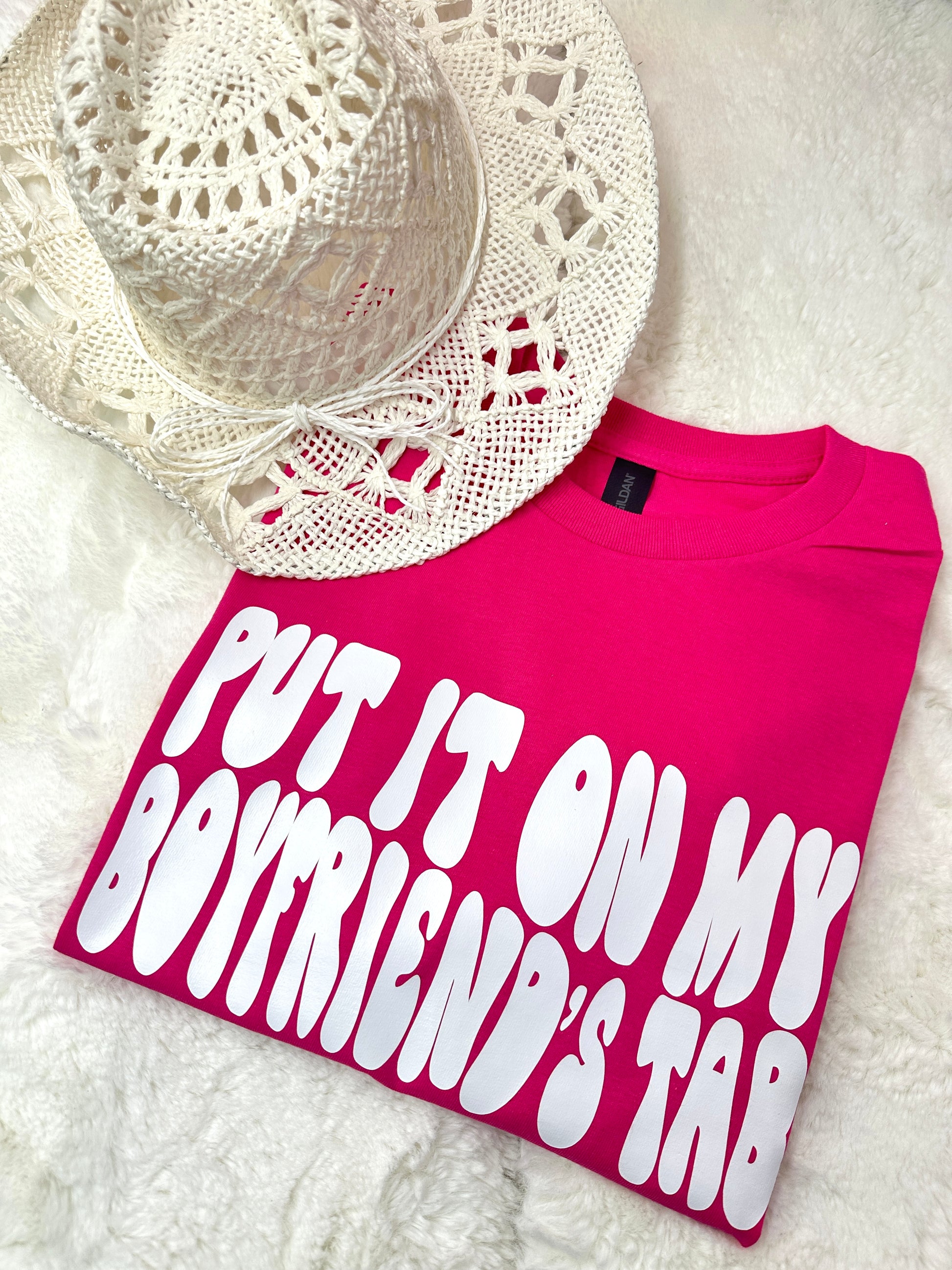 boyfriend tab tshirt hot pink shirt women oversize summer tshirt girlfriend gfift anniversary shirt beach tshirt women