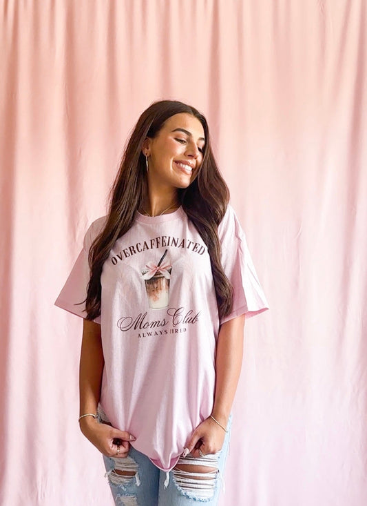 coffee lover shirt mothers day shirt new mom shirt pink tshirt mama coffee lover shirt