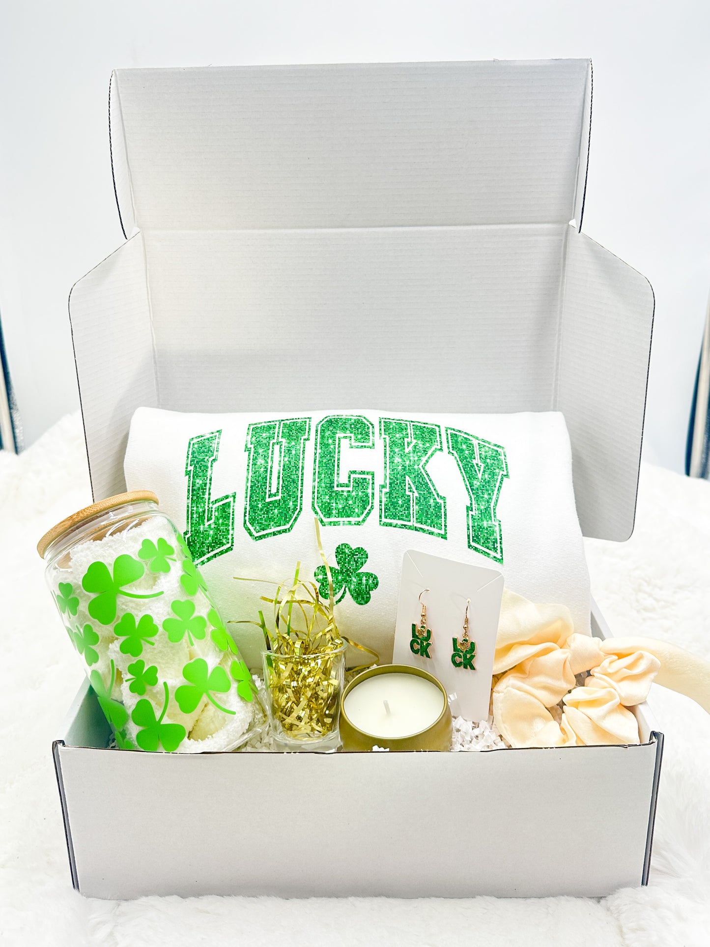 St. Patrick's Day Gift Box- Lucky Shamrock Theme