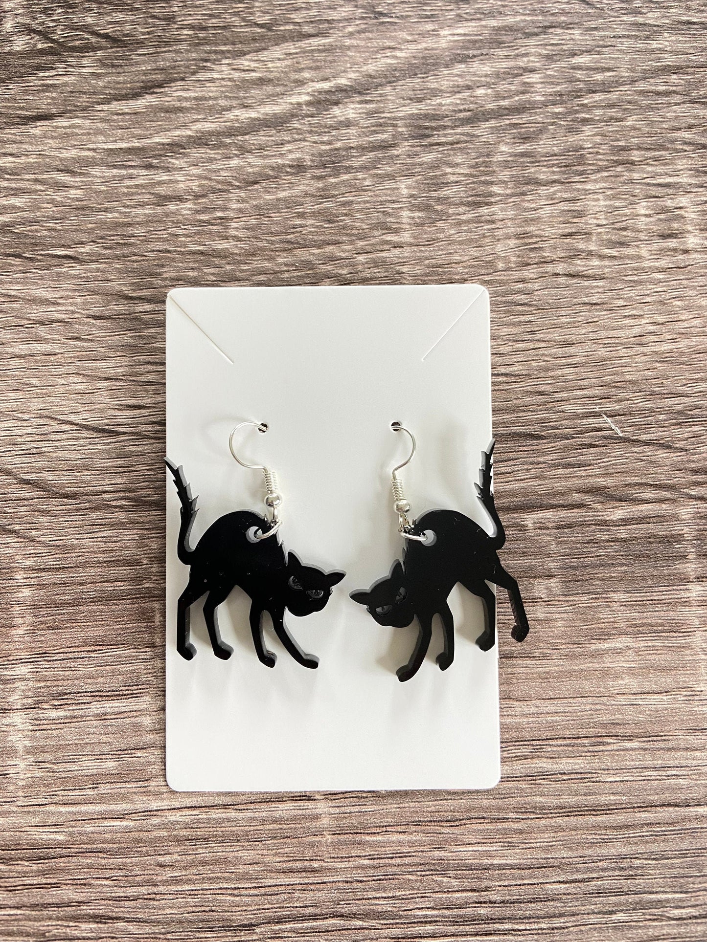 Black Cat Earrings