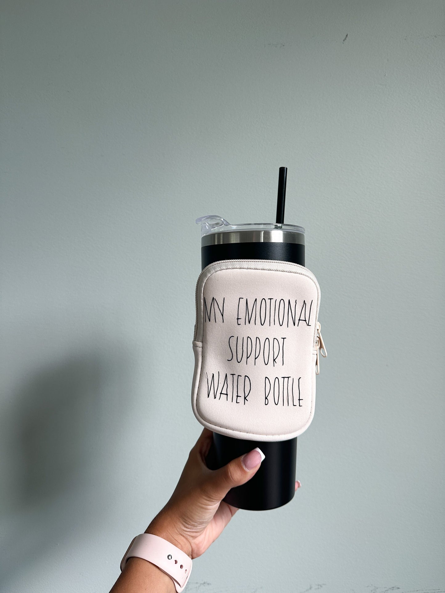 Emotional Support Tumbler Pouch