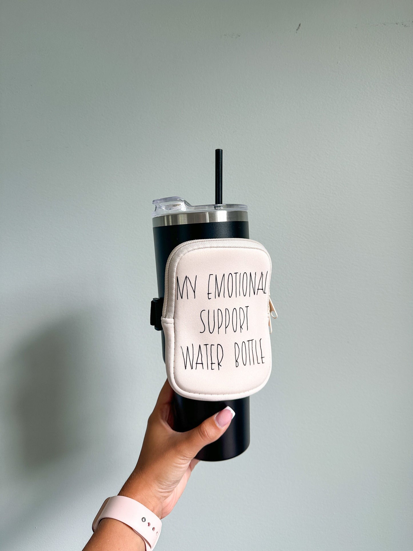 Emotional Support Tumbler Pouch