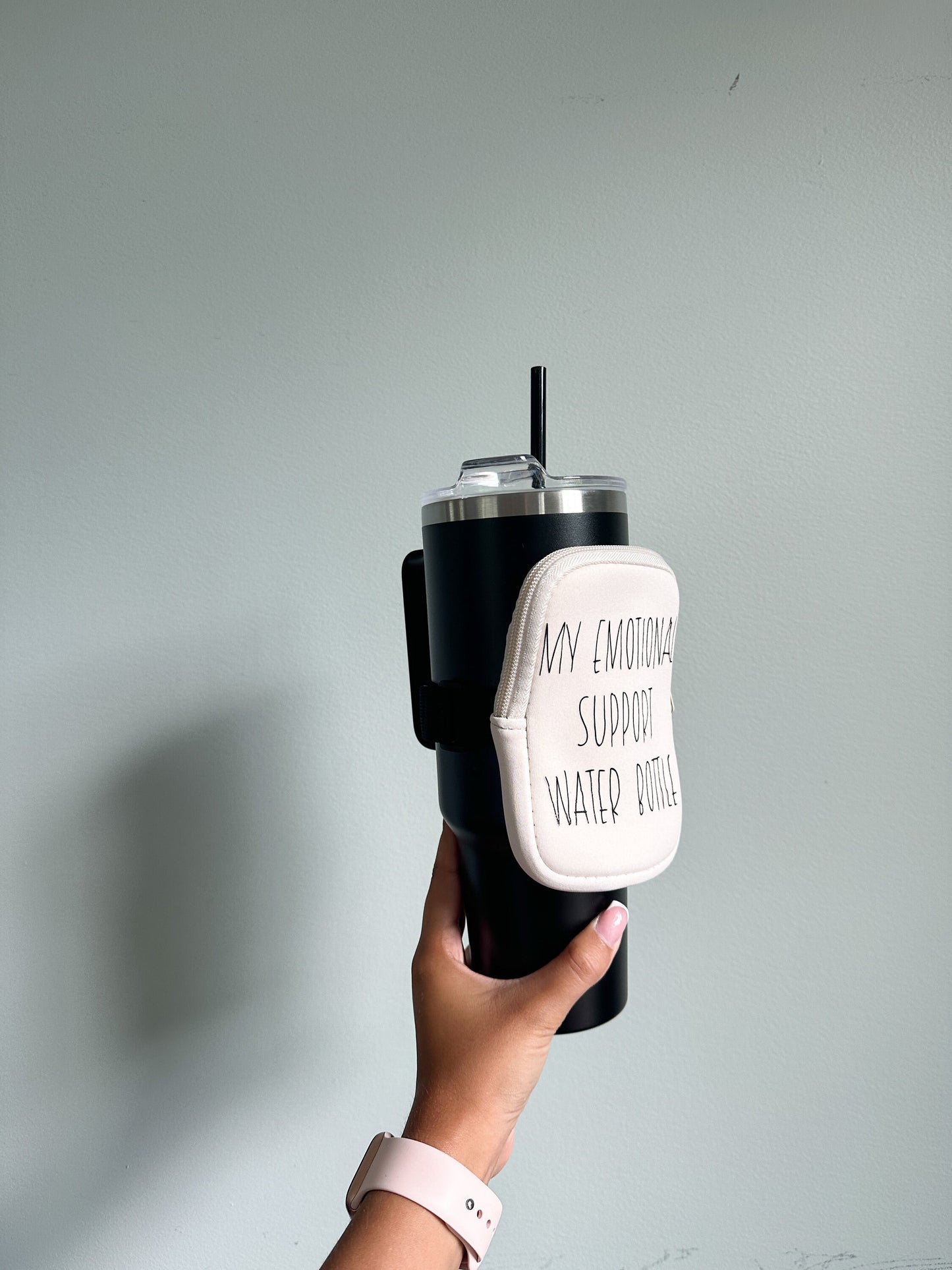 Emotional Support Tumbler Pouch