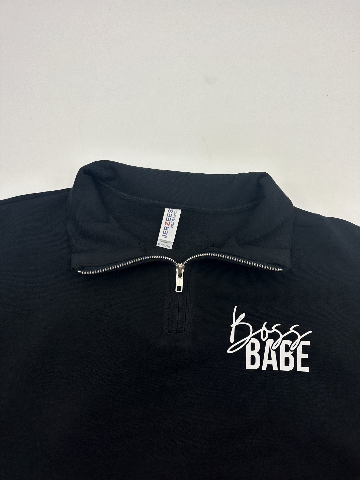 Boss Babe Quarter Zip Sweatshirt