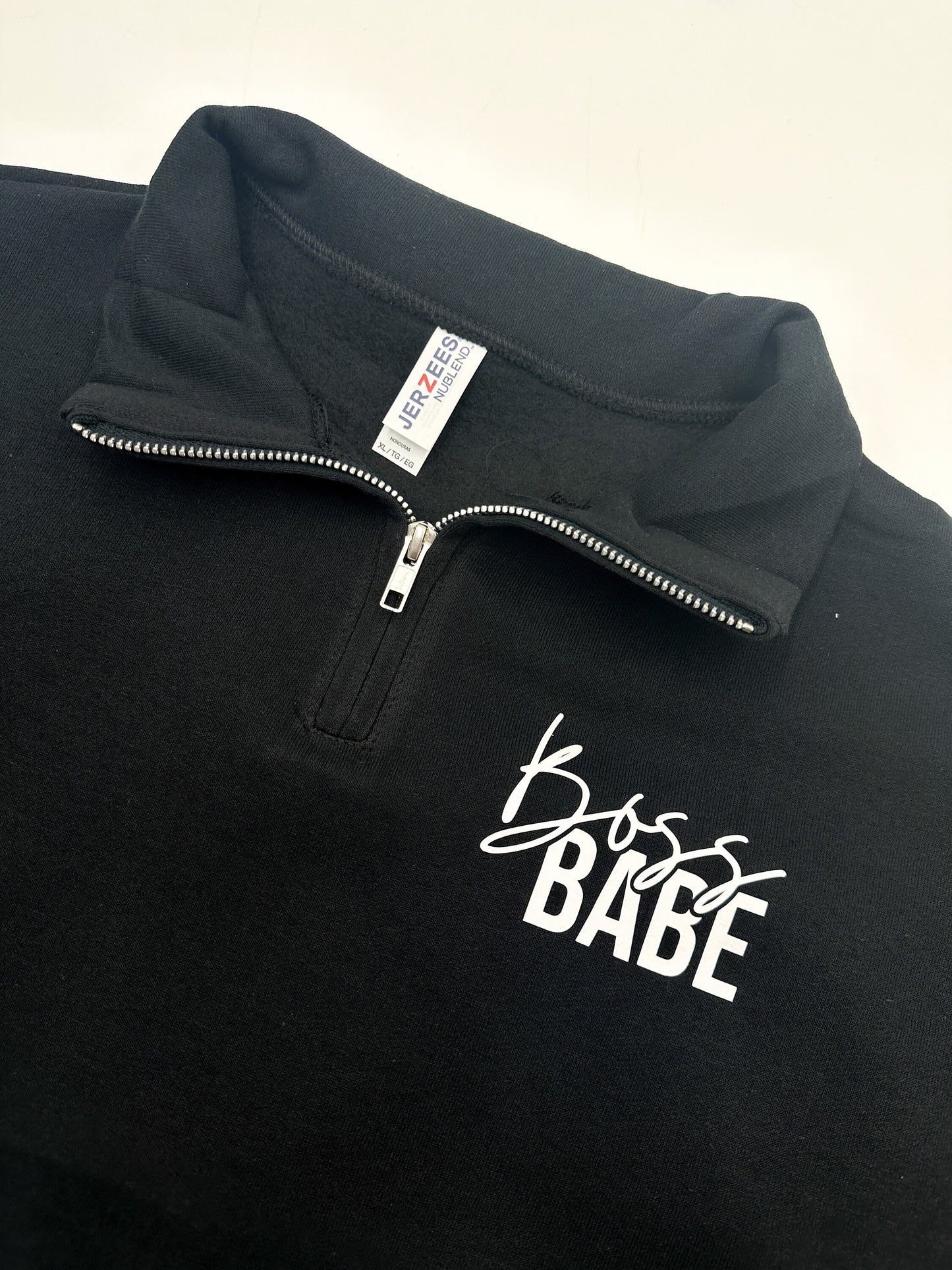 Boss Babe Quarter Zip Sweatshirt