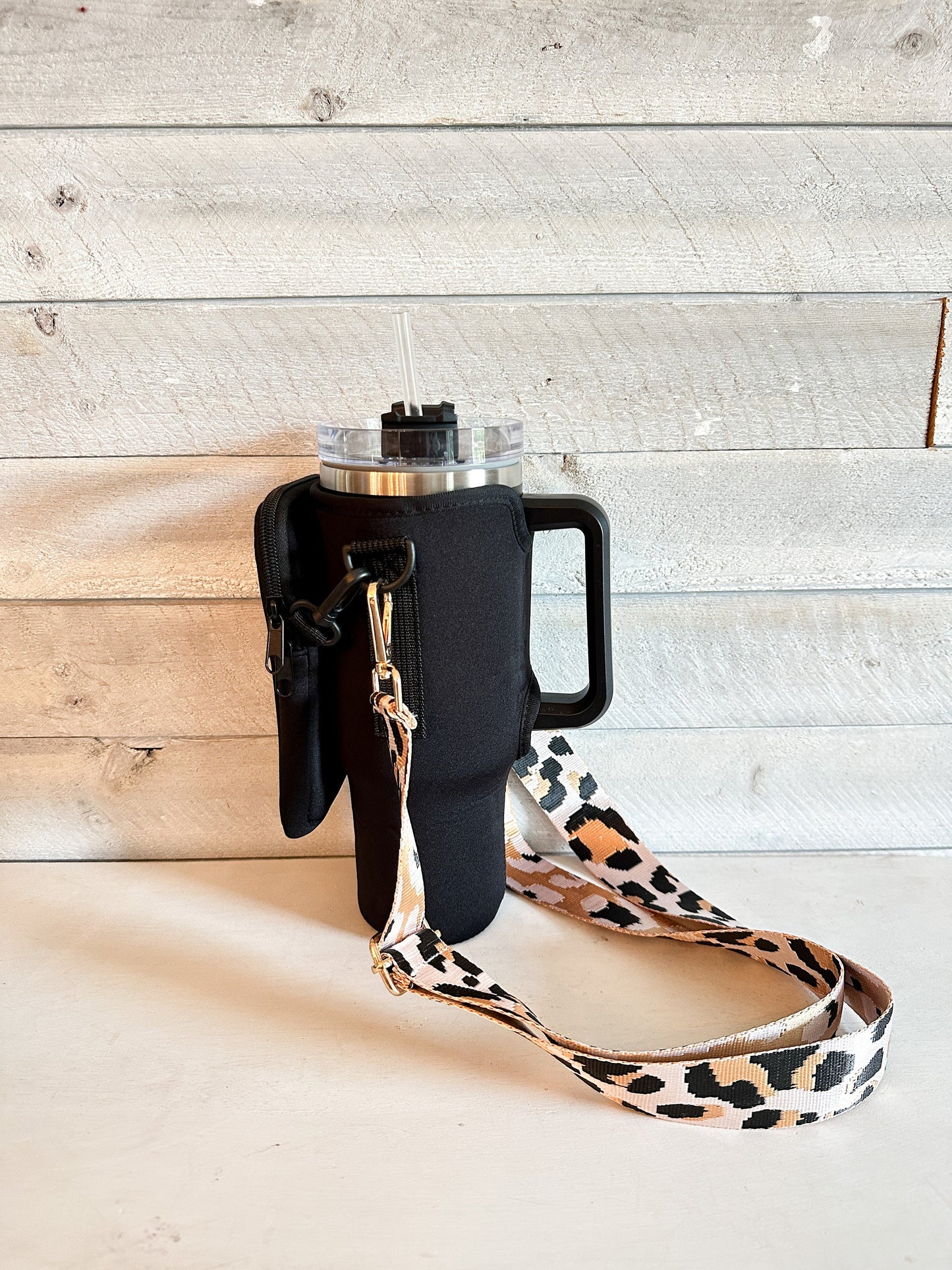 Leopard Tumbler Carrier Holder