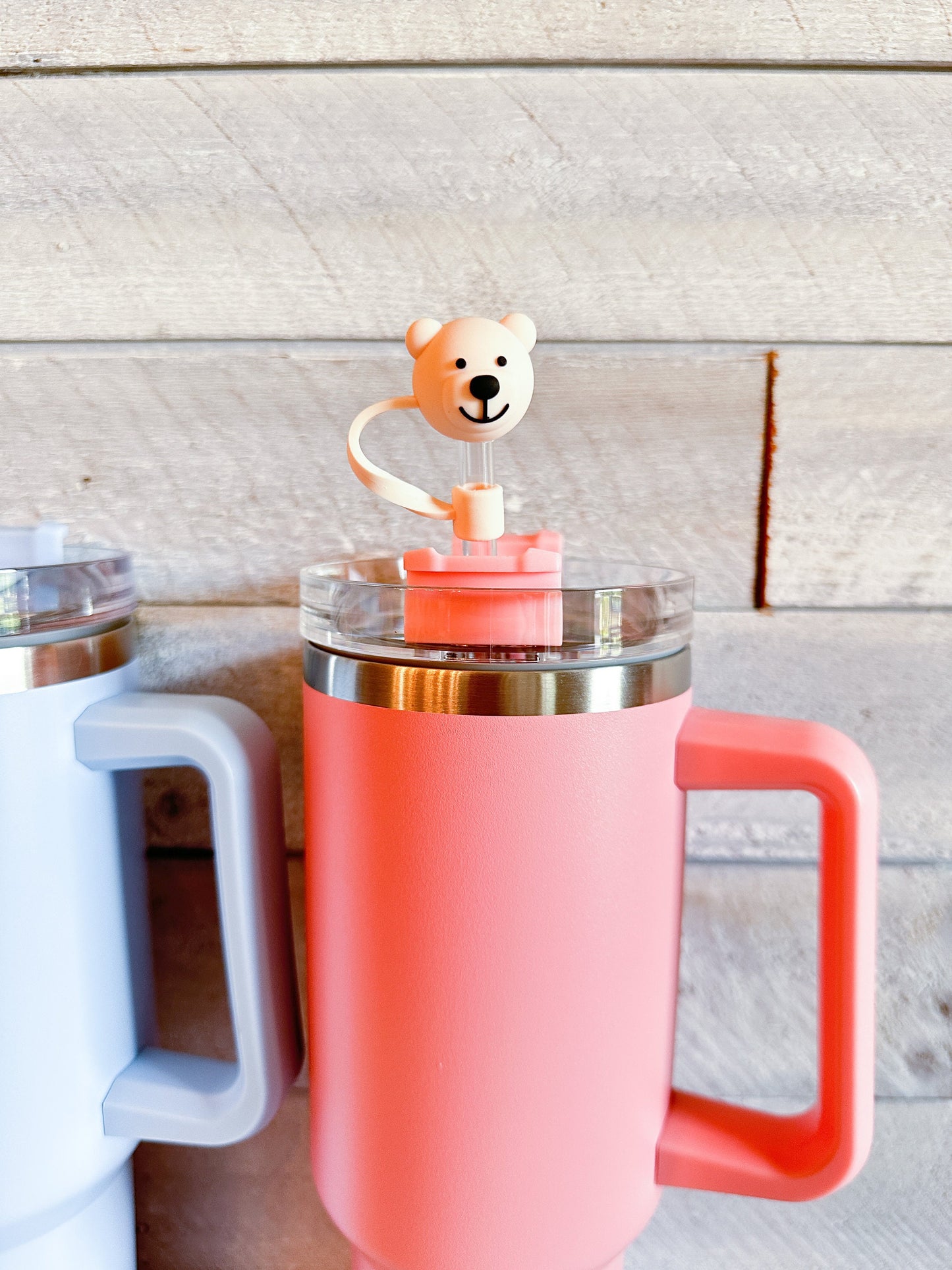 Bear Tumbler Straw Topper