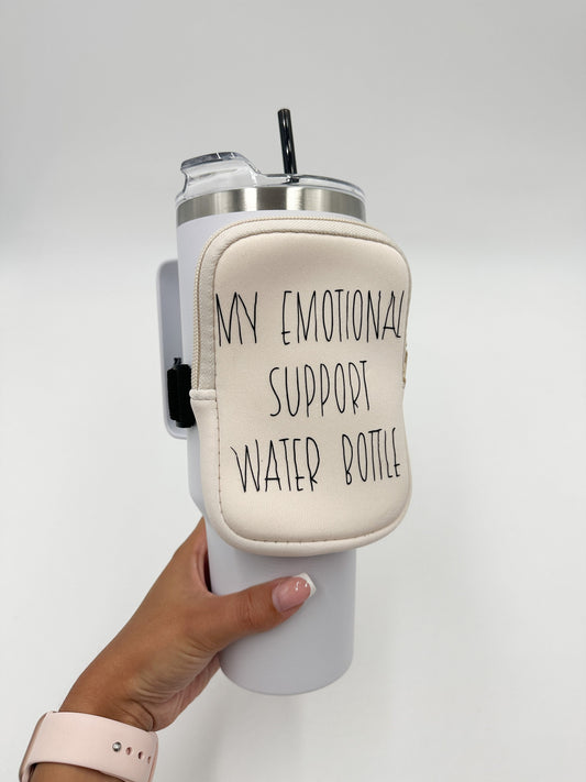 Emotional Support Tumbler Pouch
